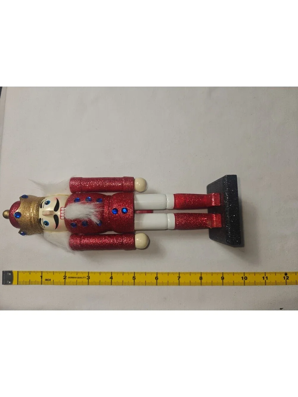 9” Wooden Nutcracker King Figurine
